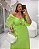 Conjunto Blusa e Saia Longa Verde Quality Moda Plus Size Duas Primavera - Imagem 2