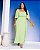 Conjunto Blusa e Saia Longa Verde Quality Moda Plus Size Preview Dub - Imagem 3