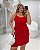 Vestido Botões Vermelho Quality Moda Plus Size Milliossi Primavera loja - Imagem 2