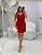 Vestido Botões Vermelho Quality Moda Plus Size Milliossi Primavera loja - Imagem 1