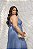 Vestido Longo com Amarração Azul Quality Moda Plus Size Divas Primavera loja - Imagem 3