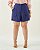 Shorts Alfaiataria Bolso Marinho Quality Moda Plus Size Quebela Primavera - Imagem 3