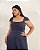 Macacão Recorte Marinho Quality Moda Plus Size Quebela Primavera - Imagem 4