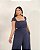 Macacão Recorte Marinho Quality Moda Plus Size Quebela Primavera - Imagem 3