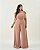 Macacão Recorte Marrom Quality Moda Plus Size Quebela Primavera - Imagem 4