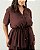 Conjunto Copacabana Marrom Quality Moda Plus Size Quebela Primavera - Imagem 3