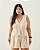 Conjunto Colete e Shorts Bege Quality Moda Plus Size Quebela Primavera - Imagem 2