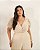 Conjunto Cropped Nó e Pantalona Bege Quality Moda Plus Size Quebela Primavera - Imagem 5