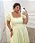 Vestido Midi Meia Manga Amarelo Quality Moda Plus Size Quebela Primavera - Imagem 6