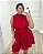Vestido Macaquinho Vermelho Quality Moda Plus Size Quebela Primavera - Imagem 6