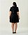 Vestido Lesie Preto Quality Moda Plus Size Quebela Primavera - Imagem 2