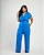Macacão Alfaiataria Azul Quality Moda Plus Size Quebela Primavera - Imagem 2
