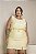Conjunto Blusa e Saia com Cinto Amarelo Quality Moda Plus Size Milanjus Primavera - Imagem 4