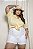 Camisa Isla Amarela Quality Moda Plus Size Milanjus Primavera - Imagem 3