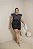 Shorts Luna Preto Quality Moda Plus Size Milanjus Primavera - Imagem 1
