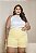 Shorts Luna Amarelo Quality Moda Plus Size Milanjus Primavera - Imagem 3