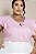 Blusa MM Poá Rosa Quality Moda Plus Size Milanjus Primavera - Imagem 3