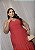 Vestido Alfaiataria Vermelho Quality Moda Plus Size Milliossi Verão - Imagem 3