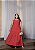 Vestido Alfaiataria Vermelho Quality Moda Plus Size Milliossi Verão - Imagem 1