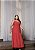 Vestido Alfaiataria Vermelho Quality Moda Plus Size Milliossi Verão - Imagem 4