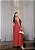 Vestido Alfaiataria Vermelho Quality Moda Plus Size Milliossi Verão - Imagem 2