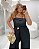 Conjunto Top e Calça Alladim Preto Quality Moda Plus Size Divas Verão - Imagem 7