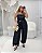 Conjunto Top e Calça Alladim Preto Quality Moda Plus Size Divas Verão - Imagem 1