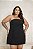 Conjunto Tomara que Caia e Saia Short Preto Quality Moda Plus Size Divas Verão - Imagem 3