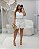 Conjunto Regata e Short com Cinto Off White Quality Moda Plus Size Divas Verão - Imagem 1