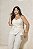 Conjunto Blusa com Cinto e Calça Baunilha Quality Moda Plus Size Divas Verão - Imagem 2