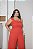 Macacão Pala no Decote Vermelho Quality Moda Plus Size Divas Verão - Imagem 2
