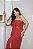 Conjunto Toamra que Caia e Saia Midi Vermelho Quality Moda Plus Size Divas Verão - Imagem 2