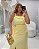 Conjunto Toamra que Caia e Saia Midi Amarelo Quality Moda Plus Size Divas Verão - Imagem 2