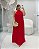 Vestido Longo Vermelho Quality Moda Plus Size Duas Verão loja - Imagem 1