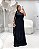 Vestido Longo Ombro Único Preto Quality Moda Plus Size Duas Verão Loja - Imagem 1
