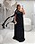 Vestido Longo Ombro Único Preto Quality Moda Plus Size Duas Verão Loja - Imagem 3