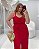 Conjunto Top e Saia Fenda Vermelho Quality Moda Plus Size Milanjus Verão loja - Imagem 2