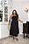 Vestido Midi com Bolso Preto Quality Moda Plus Size Divas Verão loja - Imagem 1