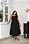 Vestido Midi com Bolso Preto Quality Moda Plus Size Divas Verão loja - Imagem 4
