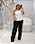 Blusa Ombro Único Branca Quality Moda Plus Size Milliossi Verão loja - Imagem 2