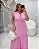 Vestido Longo MM Rosa Quality Moda Plus Size Milliossi Verão loja - Imagem 2