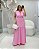 Vestido Longo MM Rosa Quality Moda Plus Size Milliossi Verão loja - Imagem 1