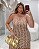 Vestido Midi Canelado Estampado Quality Moda Plus Size Duas Verão loja - Imagem 2