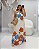 Vestido Longo Floral Fresh Summer Bege Quality Moda Plus Size Milanjus Verão loja - Imagem 1