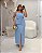 Conjunto Azul Claro Assimétrico com Saia Longuete Quality Moda Plus Size dvs - Imagem 1