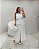 Conjunto Off White Assimétrico com Saia Longuete Quality Moda Plus Size Dvs - Imagem 1