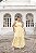 Vestido Longo Amarelo em Bordado Quality Moda Plus Size Divas Verão loja - Imagem 1