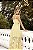 Vestido Longo Amarelo em Bordado Quality Moda Plus Size Dvs - Imagem 8