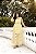 Vestido Longo Amarelo em Bordado Quality Moda Plus Size Dvs - Imagem 3