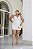Conjunto Top e Saia Shorts Det Decote Off White Quality Moda Plus Size Divas Verão loja - Imagem 1